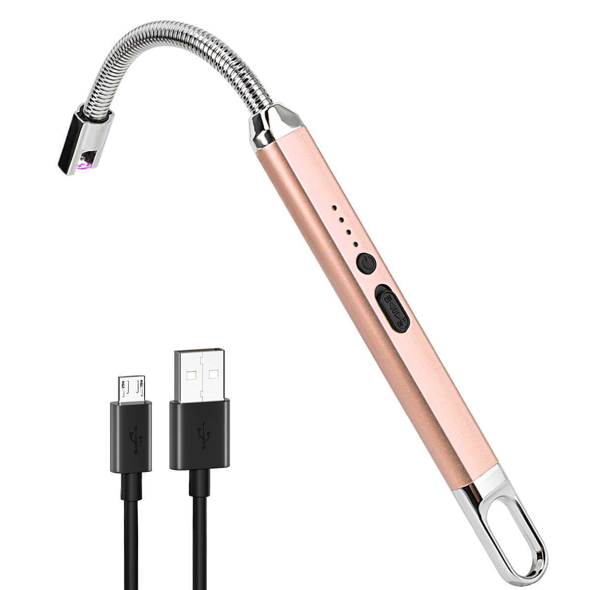 Rechargeable Electric Lighter Arc USB Candle BBQ Electronic Flameless Plasma US