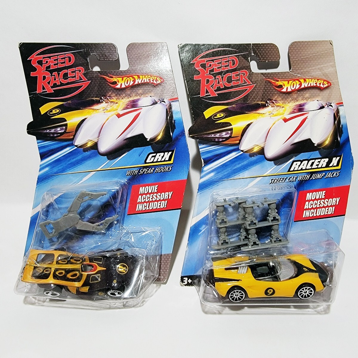 ミニカー hot wheels speed racer Hot Wheels Racer X and GRX Speed Racer Movie Cars New