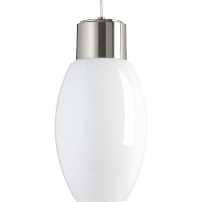 Progress Lighting P500066-30 Nickel Neat Led Single Light 7''W Led Mini Pendant
