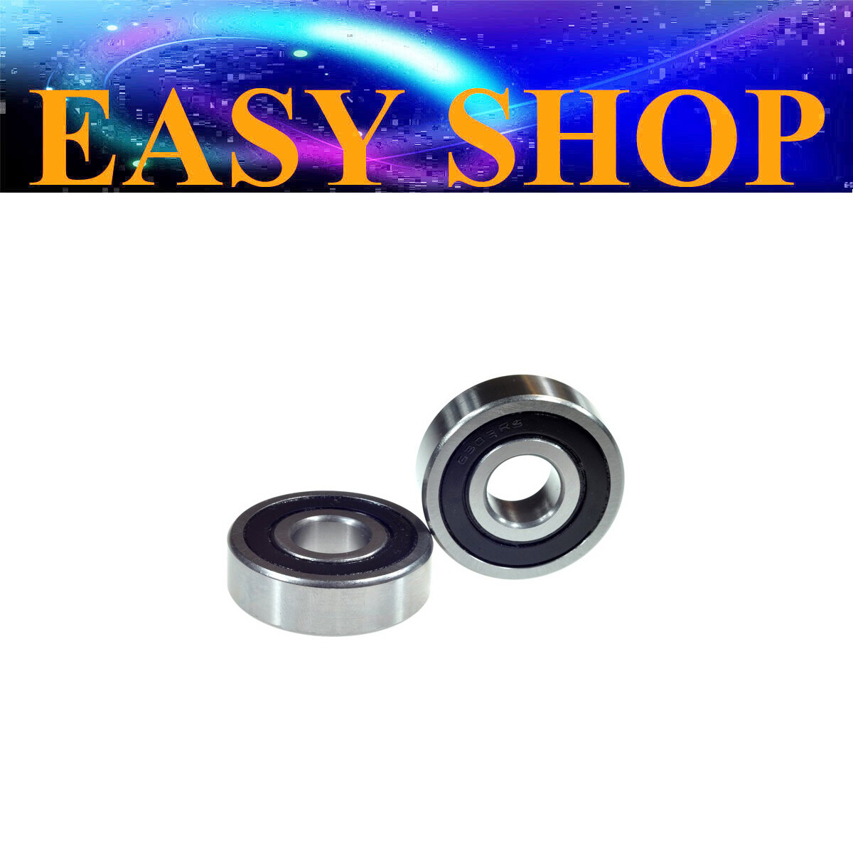 2x 6303RS 17mm x 47mm x 14mm Deep Groove Ball Bearing Double Sealed Roller Axle