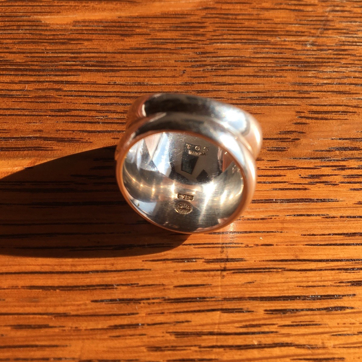 Georg Jensen Denmark Sterling Silver Modernist Ring