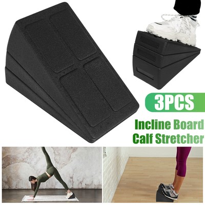 3Pcs Squat Wedge Block 440LB Heavy Duty Sport Slant Board 8.5° 17° FlmxE