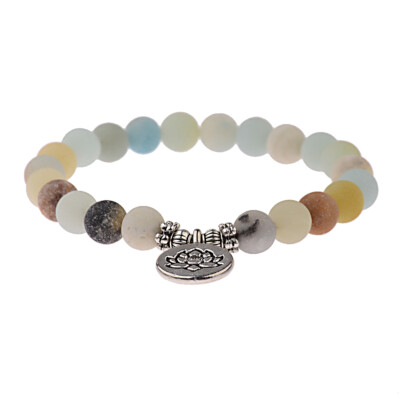 Natural Stone Beads 7 Chakra Bracelet For Women Men Yoga Buddha Player Bracelets