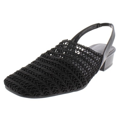 

Karen Scott Женские черные сандалии Carlton Slingback 5 Medium (B,M) BHFO 8470, Черный