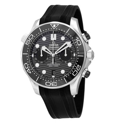 Omega Seamaster 300 Master Co-Axial Chronograph Automatic Chronometer Black Dial