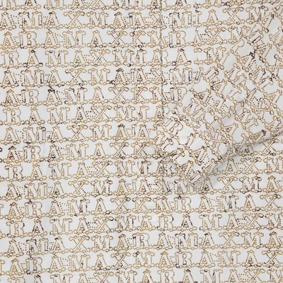 Pre-owned Max Mara Ladies White Bevanda Monogram Shirt Minidress
