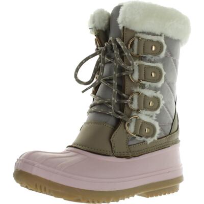 

Khombu Girls Ada Mid-Calf Snow Cold Winter - Snow Boots Обувь BHFO 6504, Pink/multicolor, Ada