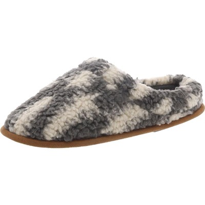 Женские серые тапочки из искусственного меха c потертостями Dearfoams 7-8 Medium (B,M) BHFO 9184