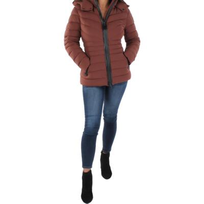 

Женское красное пуховое пальто Mackage Patsy с капюшоном, верхняя одежда  BHFO 4983, Кирпич, Patsy
