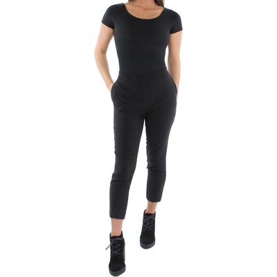 

Женские черные укороченные брюки до щиколотки Calvin Klein  BHFO 7253, Черный