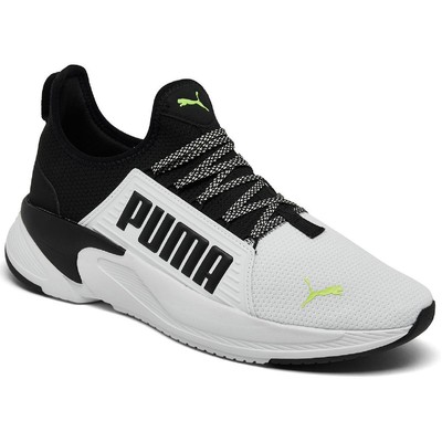

Мужские слипоны Puma Softride Premium B/W 10 Medium (D) BHFO 0982, White black yellow, Softride Premium