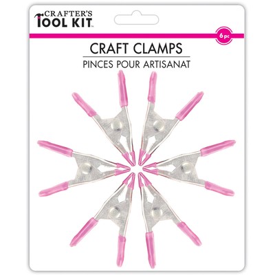 Multicraft Imports CT530 Craft Clamps 6/Pkg- (6Pk)