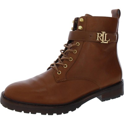 Женские ботильоны Elridge коричневого цвета Lauren Ralph Lauren среднего размера (B,M) BHFO 0110