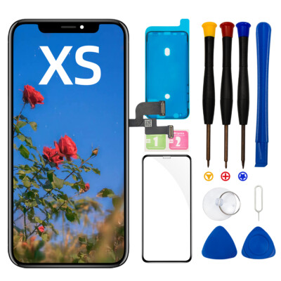 For Apple iPhone XS Incell LCD 3D Touch Display Screen Replacement Lot With Tool