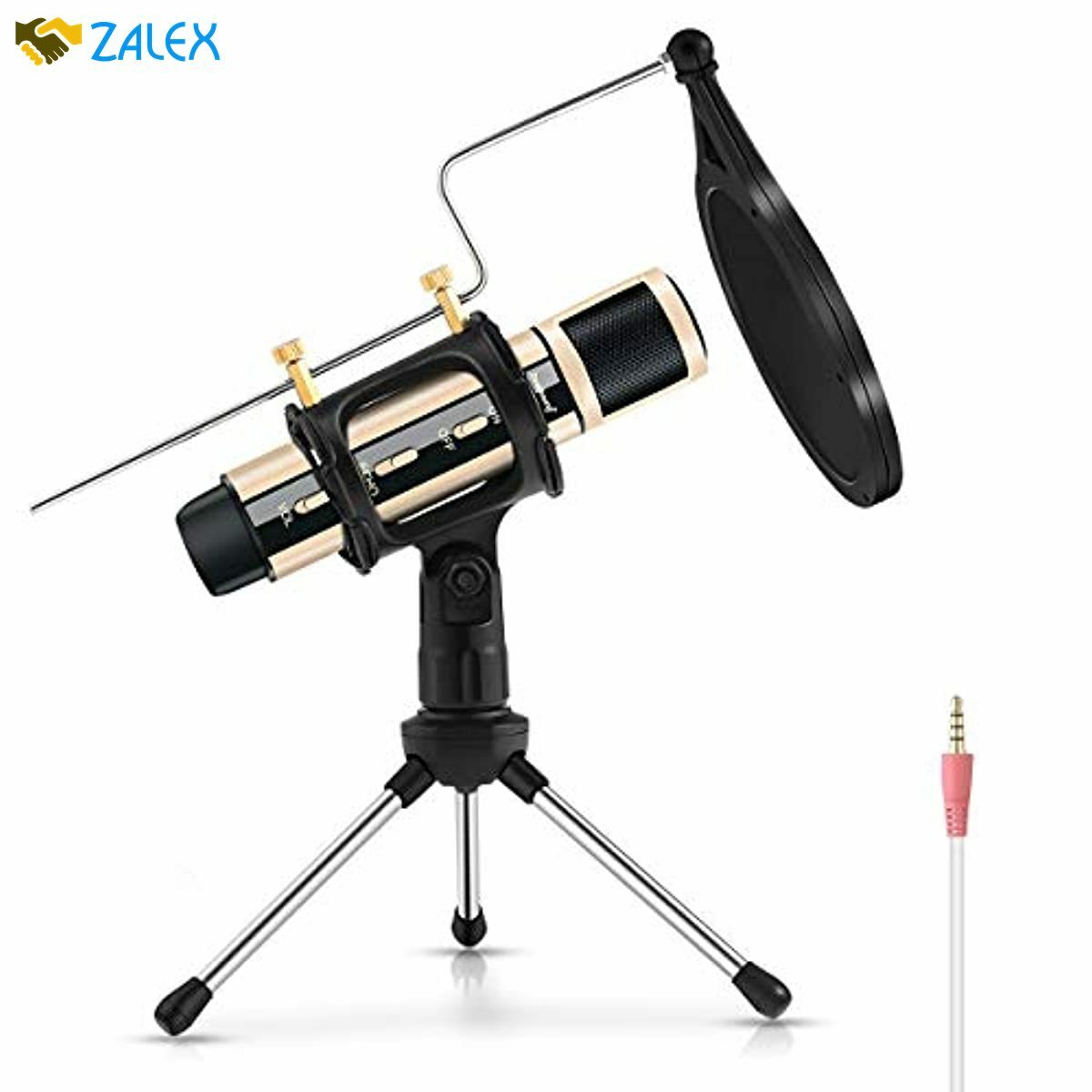 Studio Recording Microphone, ZealSound Condenser Broadcast Microphone w