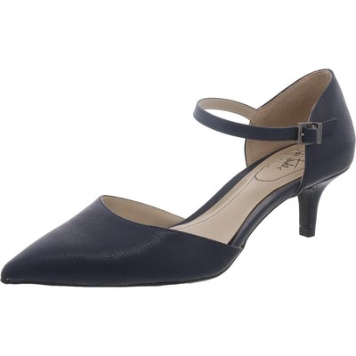 Женские модельные туфли-лодочки Poppy Navy на высоком каблуке шириной 9 см (C, D, W) BHFO 8855