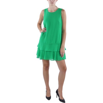 Женское зеленое летнее короткое мини-платье Lauren Ralph Lauren Petites 8P BHFO 0106