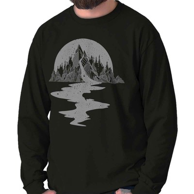 Mountain Bleeding Stars Mother Nature Spirit Long Sleeve Tshirt for Men or Women