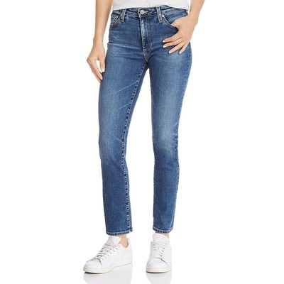 

Женские узкие прямые джинсы Adriano Goldschmied Mari Blue Denim  BHFO 7751, Синий