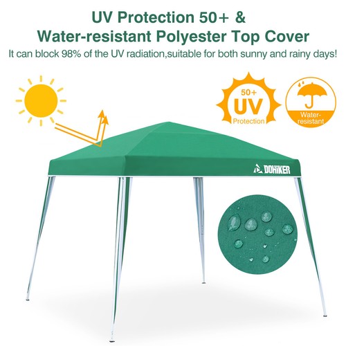 PopUp Pavillion 3x3m Faltpavillon Wasserdicht Faltbare Gartenpavillon Zelt DE