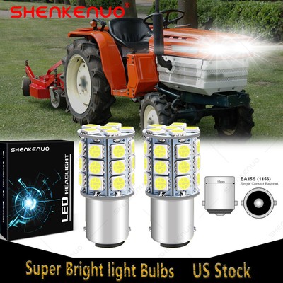 2 Blinding Bright LED Headlight Bulbs For KUBOTA B4200D B5200E B6200D B6200E US