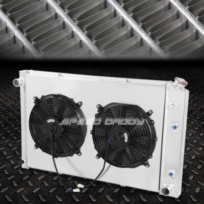 Замена 2-рядного радиатора повышенной проходимости + вентилятор для 81-86 Chevy C/K Series 5.0L 5.7L