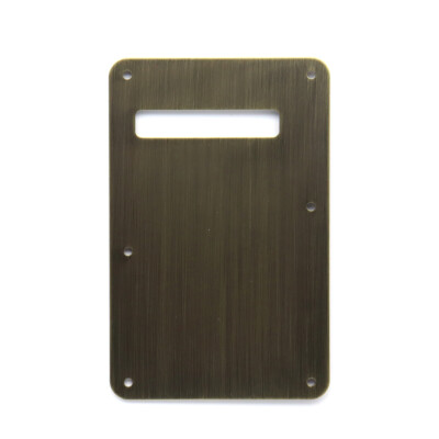 Fit Fender Strat Electric Guitar Vintage Single Hole Metal Back Plate Bronze