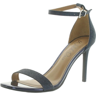 Wild Pair Womens Bethie 2 Navy Heel Sandals  Shoes 9 Medium (B,M) BHFO 2278