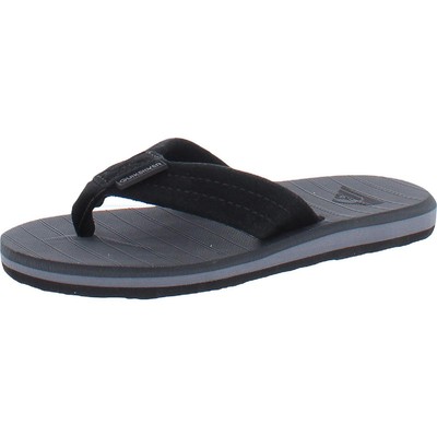 

Черные шлепанцы Quiksilver Boys 12–13 Medium (D) Little Kid BHFO 9717, Черный