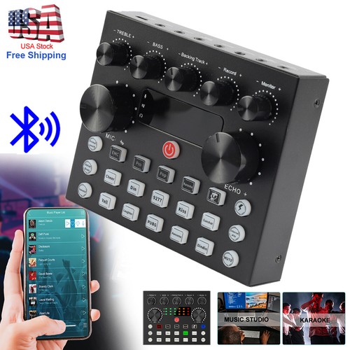 Bluetooth Audio Music Mixer Sound Mixing Console Amplifier S