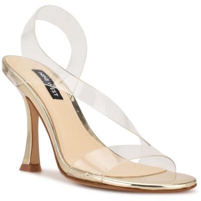 

Женские туфли-лодочки Nine West IRISE3 с открытым носком и ремешком на щиколотке BHFO 3651, Ясный, IRISE3