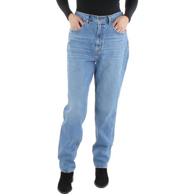 Женские синие джинсы Levis с ультравысокой посадкой из тонкого денима с прямыми штанинами 28 31 BHFO 1280