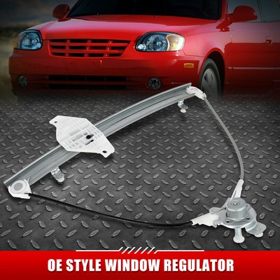 ДЛЯ ХЭТЧБЕКА 00-05 ACCENT МЕТАЛЛИЧЕСКИЙ ПЕРЕДНИЙ ЛЕВЫЙ РУЧНОЙ СТЕКЛОПОДЪЕМНИК