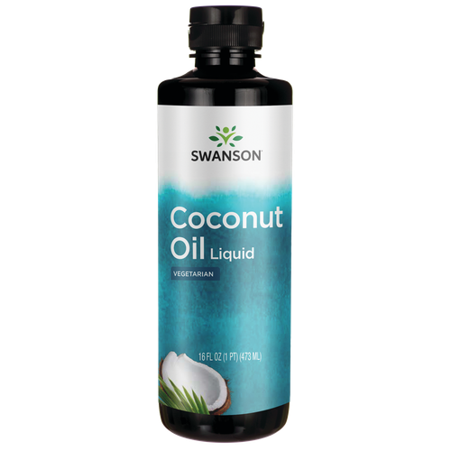 Swanson Liquid Coconut Oil Natural Flavor 16 жидких унций жидкости