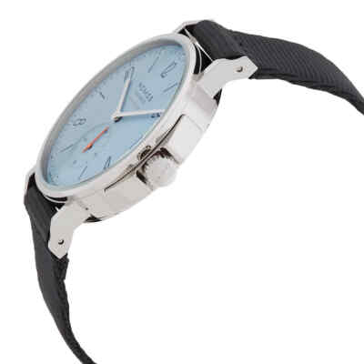 Pre-owned Nomos Ahoi Neomatik 38 Automatic Blue Dial Unisex Watch 526