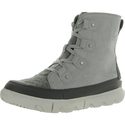 Sorel Womens EXPLORER NEXT Ivory Suede Warm Booties 6.5 Medium (B,M) BHFO 7733