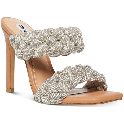Steve Madden Женские босоножки Kenley Silver под платье, размер 5,5, средний (B, M) BHFO 6654