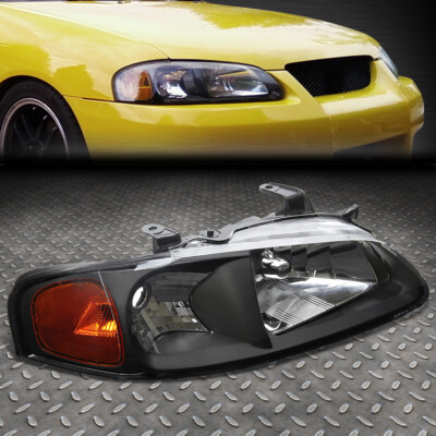 ДЛЯ 00-03 NISSAN SENTRA ПРАВЫЙ ЧЕРНЫЙ КОРПУС ЛАМПЫ ФАРЫ В СТИЛЕ OE NI2503149