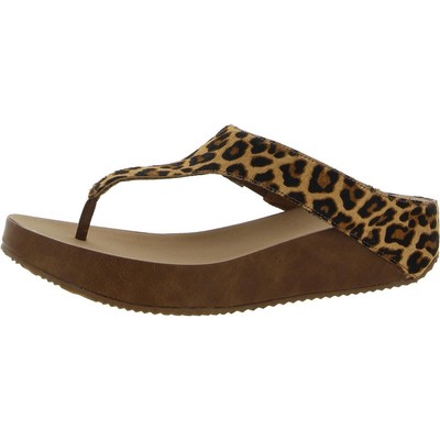 

Летучие женские сандалии на танкетке Texhoma Tan 9 Medium (B,M) BHFO 3703, Leopard/tan, Texhoma