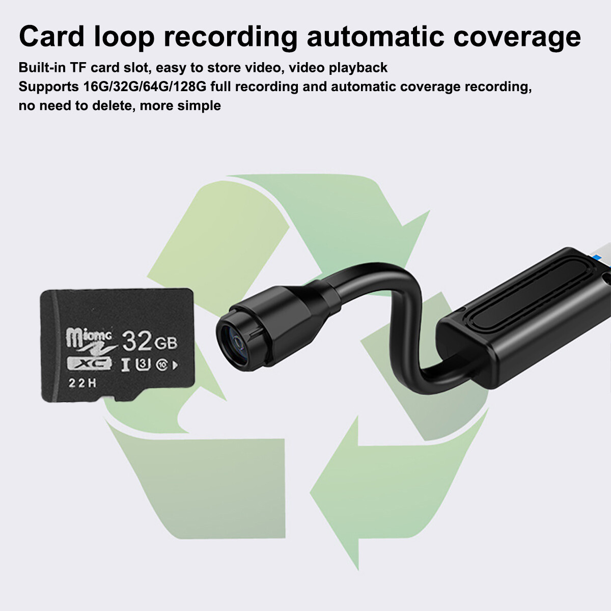 32G Mini Wifi Wireless USB Camera HD 1080P Home Security DVR Motion Detection