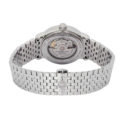 Pre-owned Raymond Weil Maestro Automatic Moon Phase Grey Dial Men's Watch 2879-st-60001