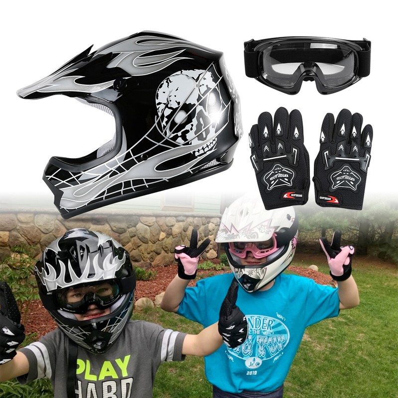 + Gloves Goggles Dirt Bike Atv Motorcycle Motocross