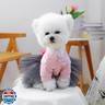 Furbabycare® Elegant Sweet Fashion Puppy Dog Blingbling Princess Skirt Pet Dog Lace Cake Camisole Tutu Dress R-Pink+Gray Medium