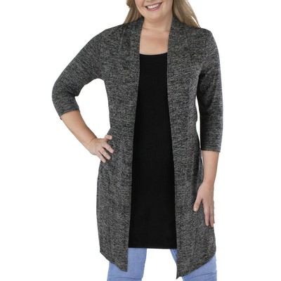 

Женская черная многослойная рабочая одежда миди Connected Apparel, платье миди  BHFO 7607, Серый