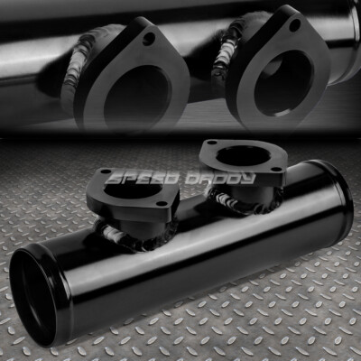 ДВОЙНОЙ АЛЮМИНИЕВЫЙ ПРОДУВОЧНЫЙ КЛАПАН С ТУРБОНАДДУВОМ ТИПА S / RS 2.5 С ФЛАНЦЕВЫМ НАКОНЕЧНИКОМ ЧЕРНОГО ЦВЕТА