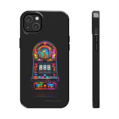 ''Vibrant Slot Frenzy'' Cell Phone Case   Experience the Thrill -Tough Phone Cases