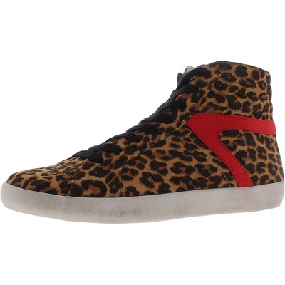 

Женские коричневые высокие кроссовки Steve Madden 6 Medium (B,M) BHFO 8013, Leopard
