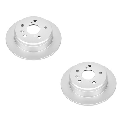 SET-P15JBR718EVC-2 Powerstop 2-Wheel Set Brake Discs Rear Coupe Sedan for Solara