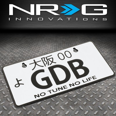 НОМЕРНОЙ ЗНАК NRG INNOVATIONS MP-001-GDB OSAKA АЛЮМИНИЕВЫЙ JDM MINI с ПРИСОСКАМИ