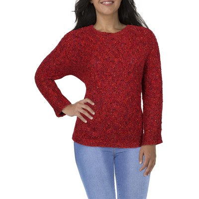

Женский красный пуловер Bateau с длинными рукавами Calvin Klein Plus  BHFO 4781, Rouge